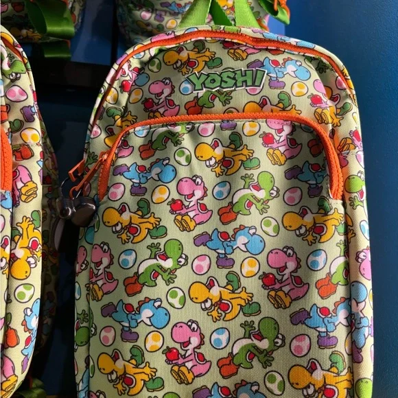 Yoshi Kids Backpack - Green and Orange Universal‎ Studios limited edition